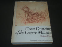 1968 GREAT DRAWINGS OF THE LOUVRE MUSEUM BY ROSELINE BACOU - KD 4072
