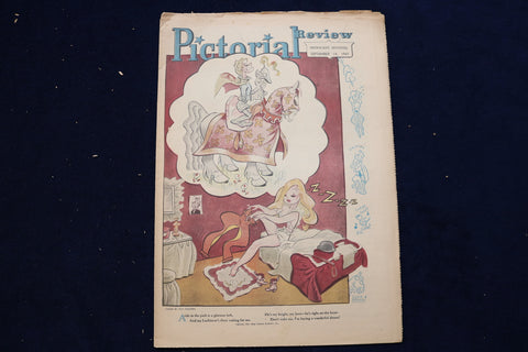 1947 SEPTEMBER 14 PICTORIAL REVIEW MAGAZINE - A NICE ILLUSTRATED COVER - E 23134