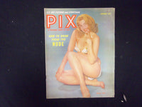 1952 JANUARY PIX MAGAZINE - NICE COVER, PHOTOS, ARTICLES & ADS - ST 3304
