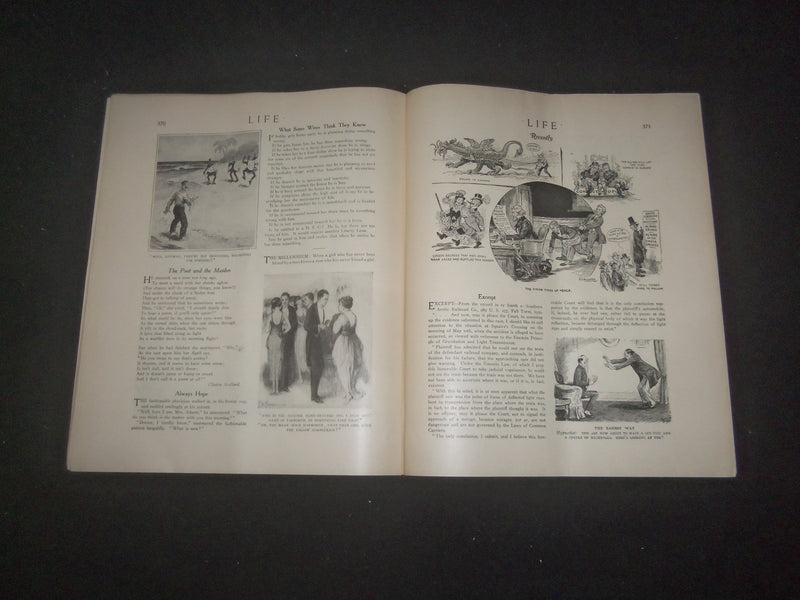 1920 FEBRUARY 26 LIFE MAGAZINE - A LEAP-YEAR SERENADE - L 770N