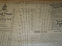 1906 NOVEMBER 7 THE BOSTON HERALD - GUILD WINS - HUGHES HAS LEAD - BH 138