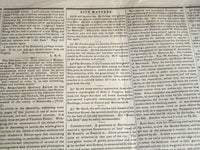 1849 LOWELL DAILY JOURNAL & COURIER NEWSPAPER LOT OF 7 - MASSACHUSESTTS- NP 614D