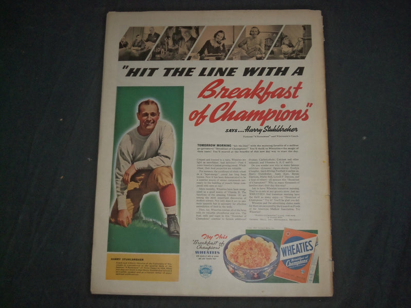 1938 OCTOBER 29 THE SATURDAY EVENING POST MAGAZINE - ILLUSTRATED COVER -SP 2474C