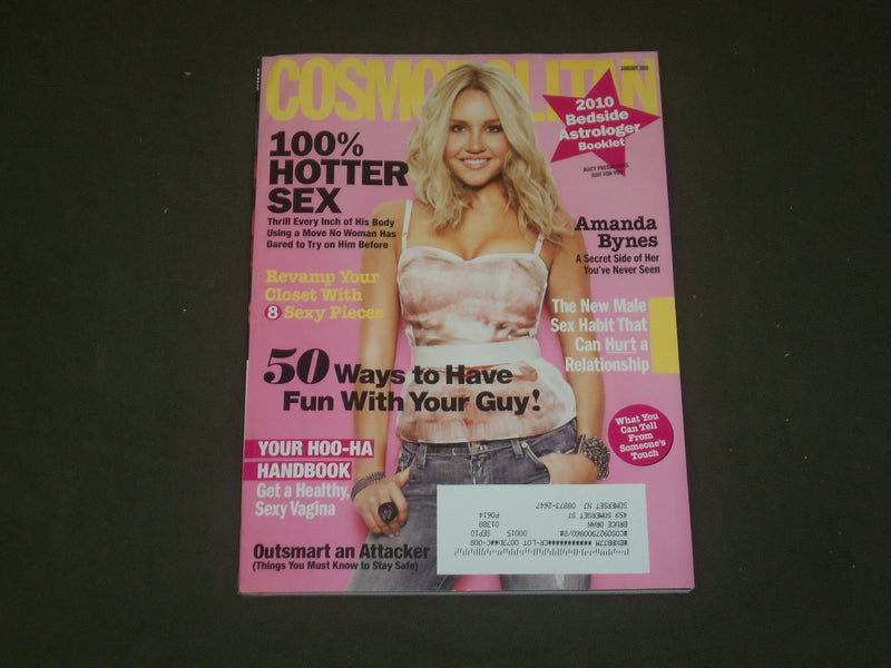 2010 JANAURY COSMOPOLITAN MAGAZINE - AMANDA BYNES - B 1199