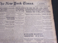 1919 DECEMBER 8 NEW YORK TIMES - NOSKE WILL REFUSE TO SIGN PROTOCOL - NT 7015