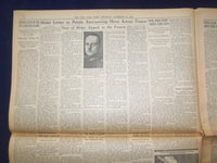 1942 NOV 12 NEW YORK TIMES-AXIS IN SOUTH FRANCE, FLEET'S FATE A MYSTERY- NP 6517