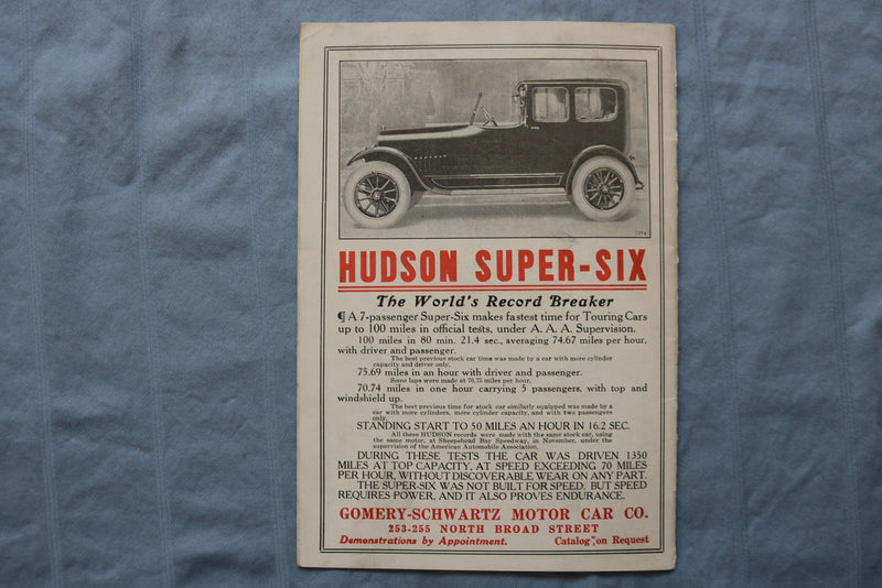 1916 LYRIC & ADELPHI THEATRES PROGRAM - LOT OF 2 - K 2735