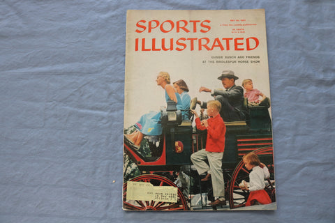1957 MAY 20 SPORTS ILLUSTRATED MAGAZINE - GUSSIE BUSCH COVER - ST 5505I