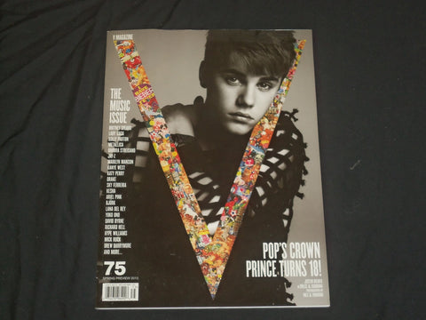 2012 SPRING PREVIEW V MAGAZINE - JUSTIN BIERBER COVER - THE MUSIC ISSUE - B 867