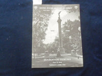 1946 JUNE 4 U.S. MILITARY ACADEMY GRADUATION EXERCISES PROGRAM - J 8364