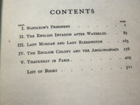 1912 EMINENT ENGLISH MEN & WOMEN IN PARIS 1800-1850 BOOK BY R. MONVEL- KD 2250