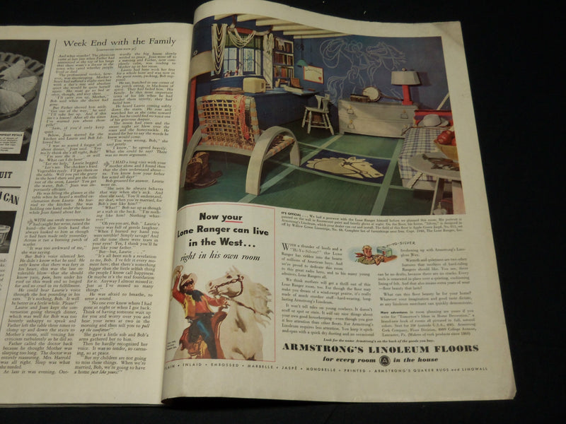1940 SEPTEMBER WOMAN'S HOME COMPANION MAGAZINE - BEAUTIFUL FRONT COVER - F 567C