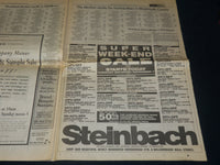 1992 NOVEMBER 4 THE STAR-LEDGER NEWSPAPER - CLINTON ROUTS BUSH - NP 4907