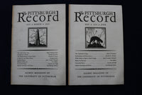 1932-1934 THE PITTSBURGH RECORD - UNIVERSITY OF PITTSBURGH - LOT OF 8 - O 3462
