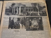 1945 APRIL 14 NEW YORK TIMES - ROOSEVELT RITES IN WHITE HOUSE TODAY - NT 5999