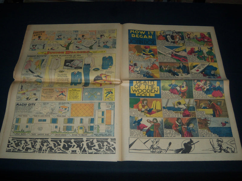 1937 JANUARY 3 SAN FRANCISCO CHRONICLE SUNDAY MAGAZINE SECTIONS -COMICS- NP 3706