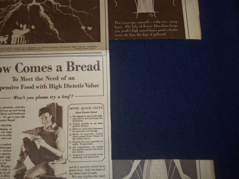 1929 MARCH 10 NEW YORK HERALD TRIBUNE GRAVURE SECTION -WASHINGTON BRIDGE-NP 4989