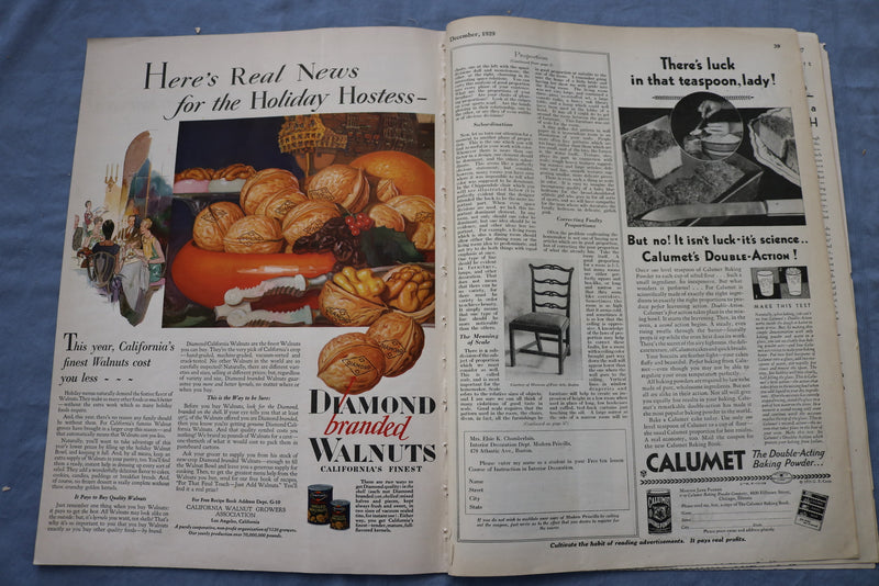 1929 DECEMBER THE MODERN PRISCILLA MAGAZINE -ILLUSTRATIONS/STORIES/ADS- SP 4783G