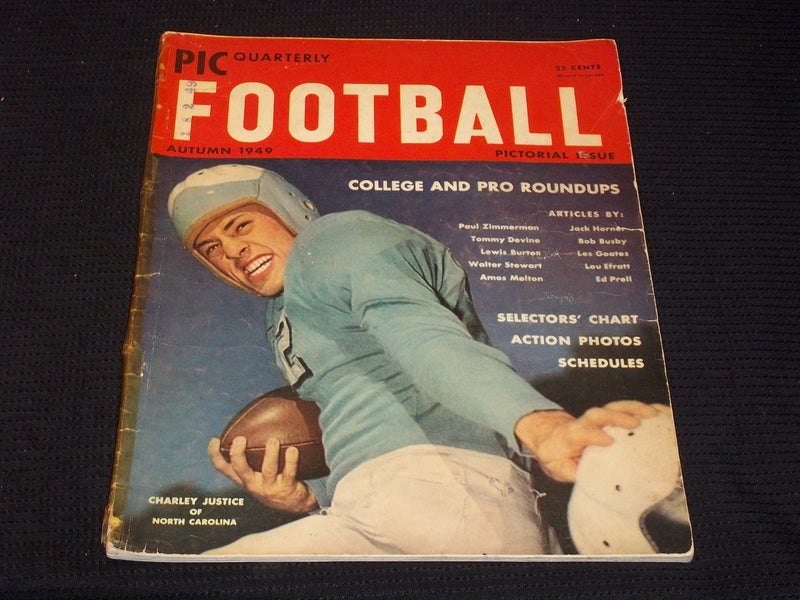 1949 AUTUMN PIC QUARTERLY MAGAZINE - CHARLEY JUSTICE COVER - E 7938