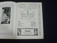 1932 OCTOBER 3 PLAYBILL PROGRAM - SHOW BOAT - HELEN MORGAN - J 6469