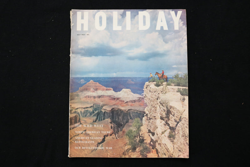 1954 JULY HOLIDAY MAGAZINE - THE GRAND CANYON COVER - E 10015