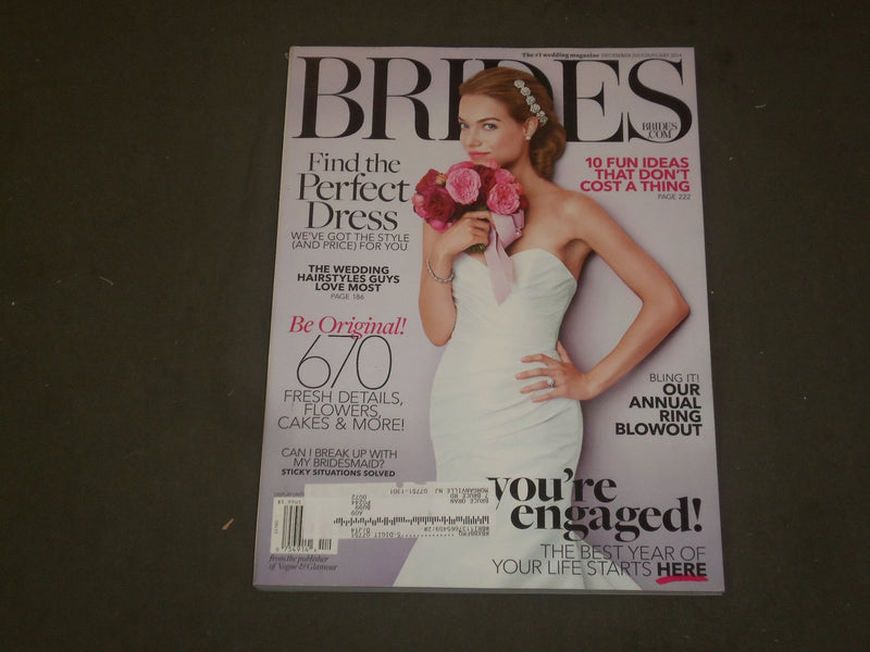2013 DEC / 2014 JAN BRIDES MAGAZINE - NICE COVER, PHOTOS & ARTICLES - B 2226