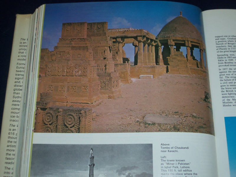 1972 THE WORLD AND SOUTH EAST ASIA HARDCOVER BOOK BY OSWALD ZIEGLER - KD 2793