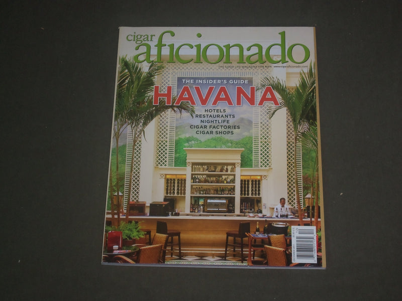 2011 NOVEMBER/DECEMBER CIGAR AFICIONADO MAGAZINE - HAVANA COVER - B 4534