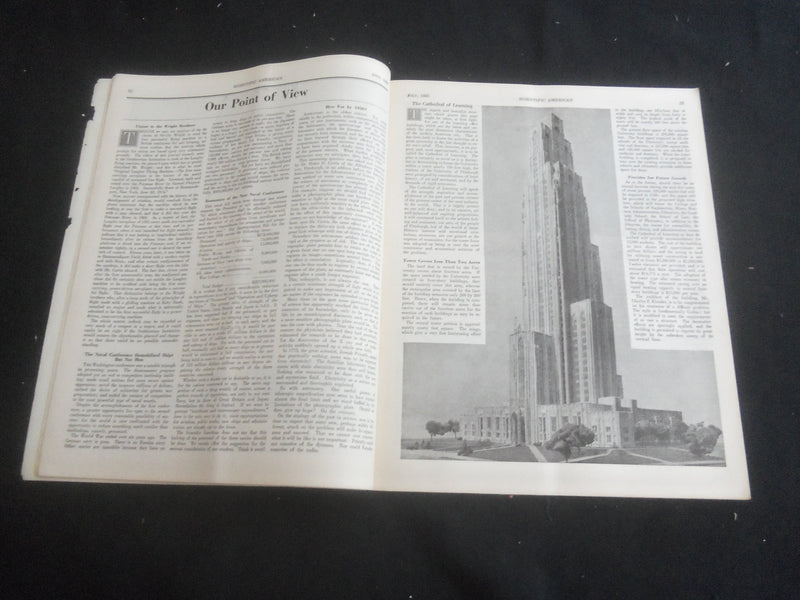 1925 JULY SCIENTIFIC AMERICAN MAGAZINE - IN THE WAKE OF KING TIDE - B 5535P