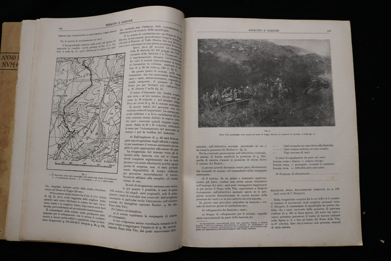 1927 ESERCITO E NAZIONE RIVISTA MAGAZINE - ITALIAN - LOT OF 10 - O 3692