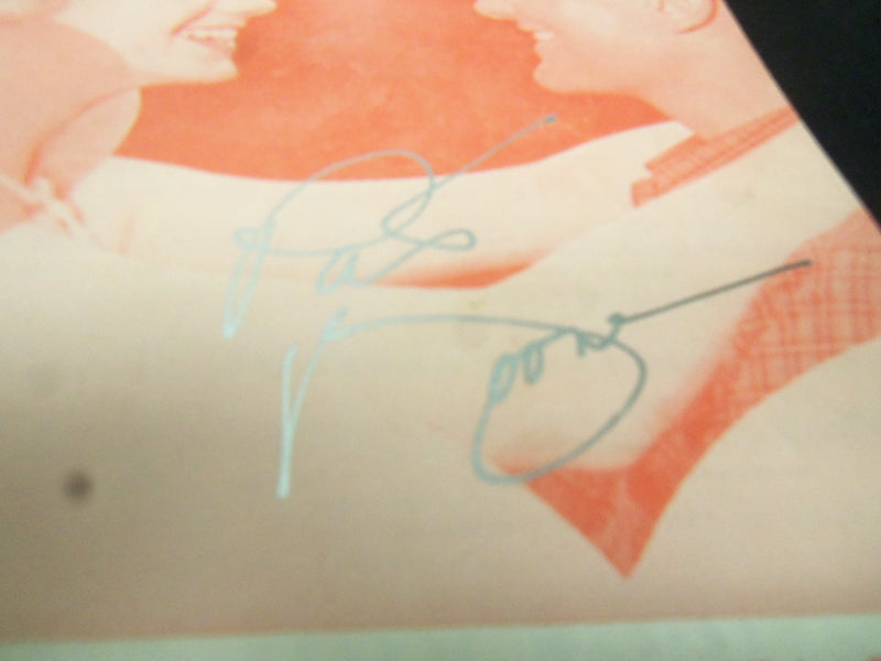 PAT BOONE APRIL LOVE AUTOGRAPHED SHEET MUSIC - AM 57