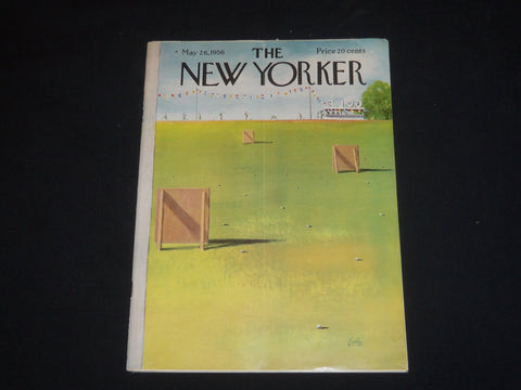 1956 MAY 26 THE NEW YORKER MAGAZINE - ILLUSTRATED COVER - NY 567