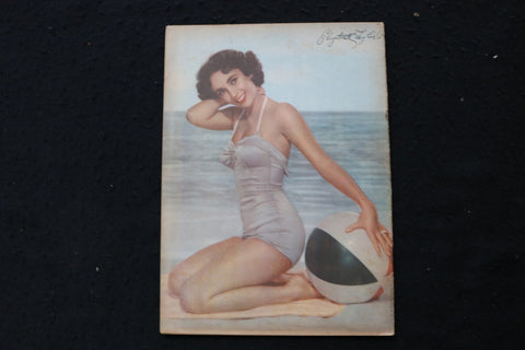 1955 OCTOBER 27 POBRE DIABLO MAGAZINE - ELIZABETH TAYLOR ON BACK COVER - E 26104