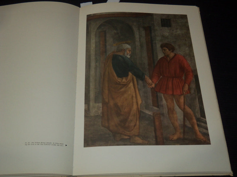 1956 MASACCIO FRESCOS IN FLORENCE VOLUME - NEW YORK GRAPHIC SOCIETY - Z 232