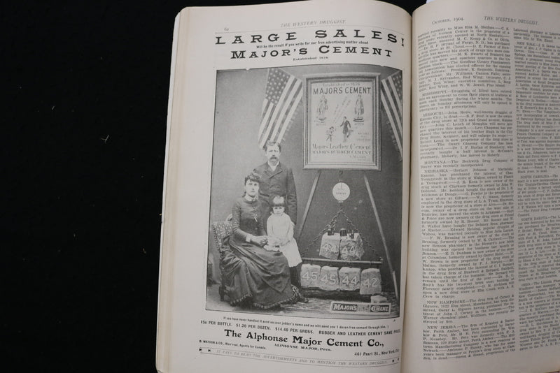1904 OCTOBER THE WESTERN DRUGGIST - SILVER ANNIVERSARY # - COCA-COLA AD - K 2429