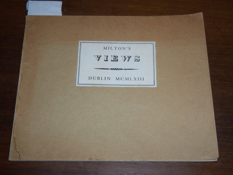 1963 MILTON'S VIEWS OF SEATS AND DEMESNES SOFTCOVER BOOK - IRELAND - K 1257
