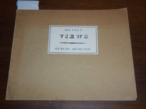 1963 MILTON'S VIEWS OF SEATS AND DEMESNES SOFTCOVER BOOK - IRELAND - K 1257