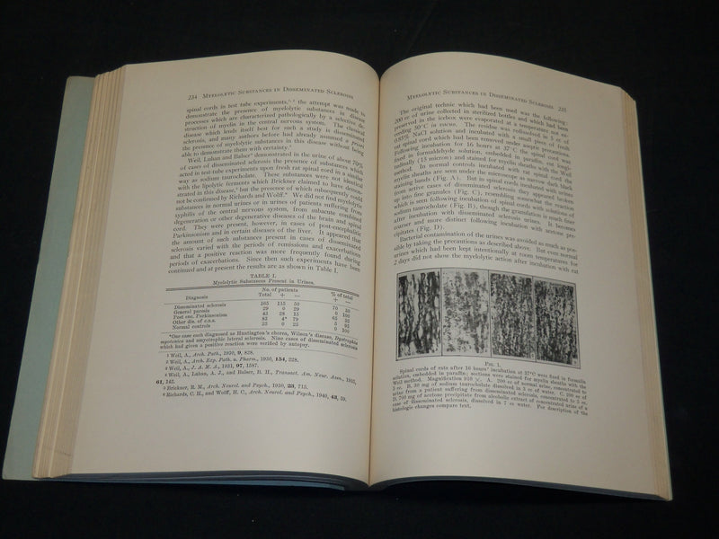 1929-1953 EXPERIMENTAL BIOLOGY & MEDICNIE SOCIETY PROCEEDINGS LOT OF 10- WR 336B