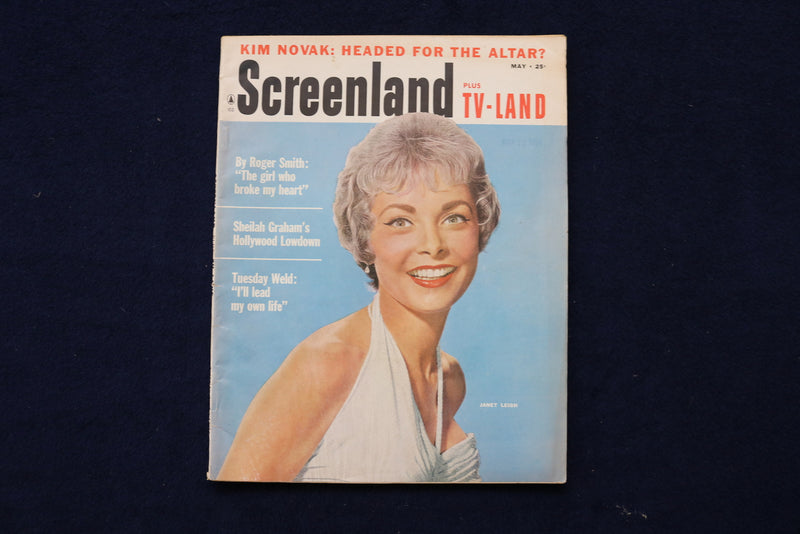 1960 MAY SCREENLAND MAGAZINE - JANET LEIGH COVER - E 19227