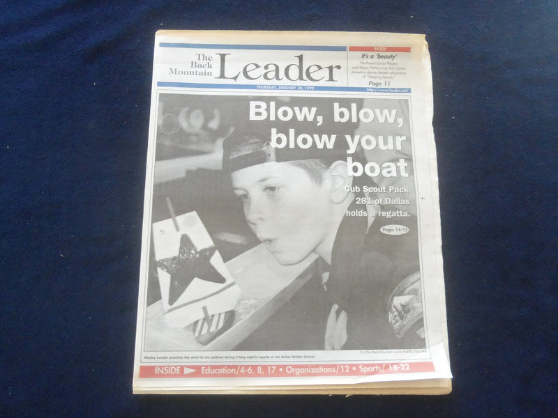 1999 JAN 28 THE BACK MOUNTAIN LEADER NEWSPAPER-SHAVERTOWN, PA-W. LANDER -NP 6170