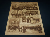 1918 JUNE 2 NEW YORK TIMES PICTURE SECTION - AMERICANS IN LONDON - NT 8824