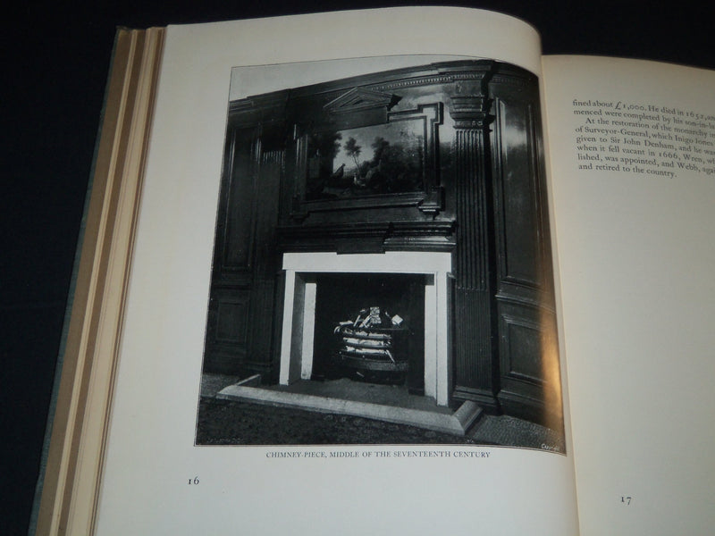 1909 THE DECORATION AND FURNITURE OF ENGLISH MANSIONS VOLUME BY LENYGON - Z 117
