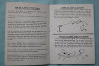 1954 LET'S PLAY BEAT THE CLOCK STUNT BOOK - SOFTCOVER - K 2570