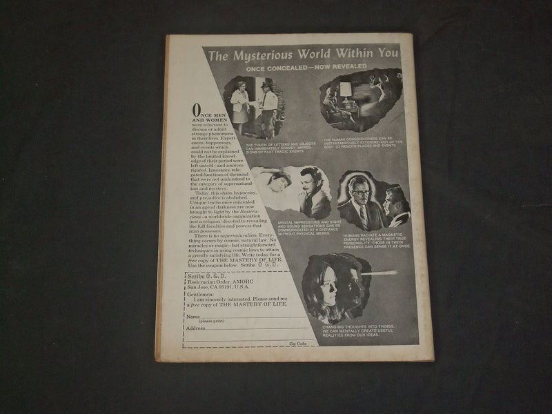 1978 FEBRUARY CLOSE ENCOUNTERS WITH SPACE ALIENS MAGAZINE - B 4881
