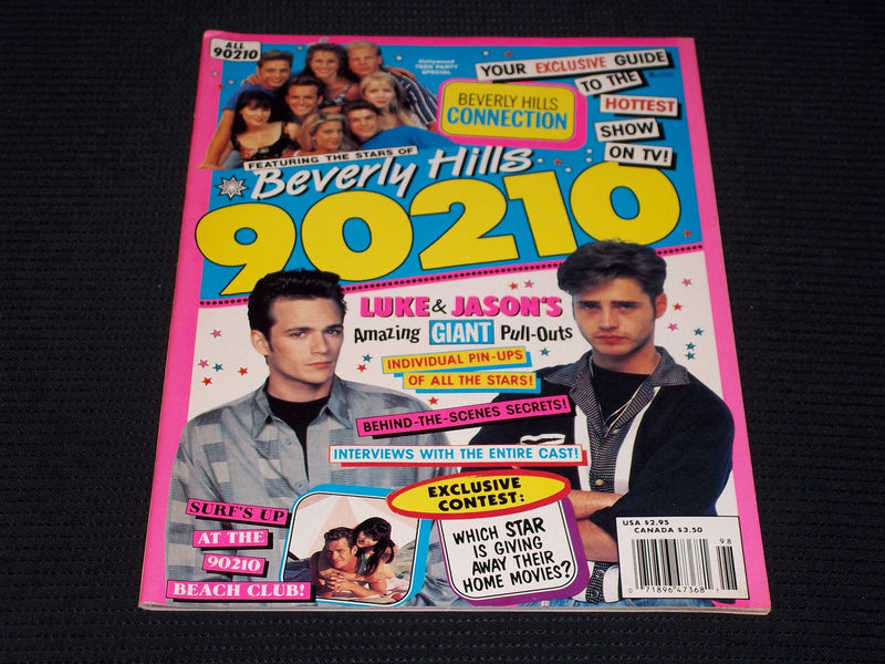 1991 HOLLYWOOD TEEN PARTY SPECIAL MAGAZINE - BEVERLY HILLS 90210 - E 14390