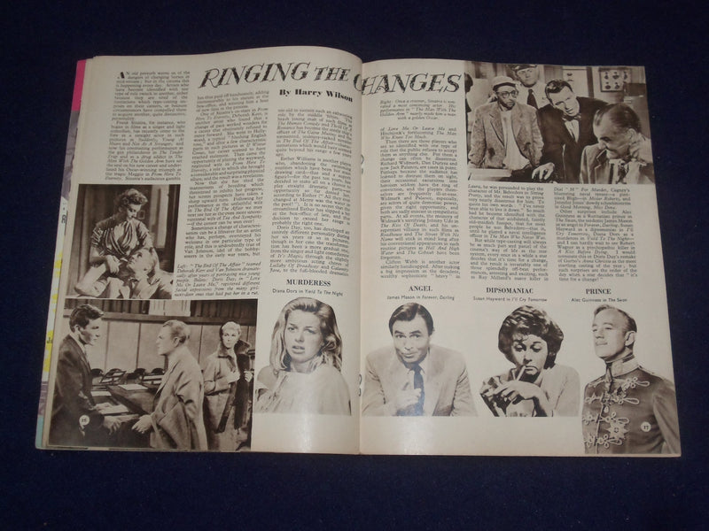 1956 JULY FILM REVIEW MAGAZINE - CYD CHARISSE - ROCK HUDSON - J 9683