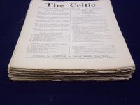 1886 THE CRITIC MAGAZINE LOT OF 25 ISSUES - GREAT REVIEWS & ARTICLES - WR 798