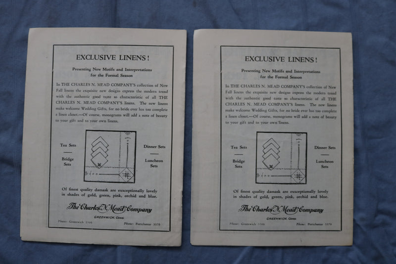1929-1930 GREENWICH THEATRE PROGRAMS - LOT OF 26 +2 WINTER ANNOUNCEMENTS- O 3739