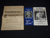 1970'S-1980'S ASSORTED POLITICAL CAMPAIGN LITERATURE LOT OF 64 - O 2597C