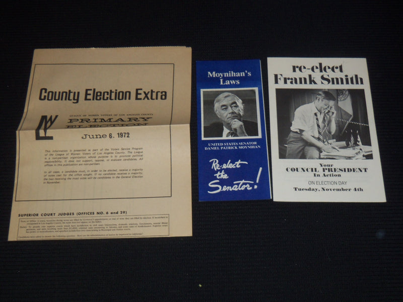 1970'S-1980'S ASSORTED POLITICAL CAMPAIGN LITERATURE LOT OF 64 - O 2597C